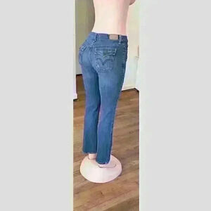 Levi's 515 boot cut denim jeans size 4s/c